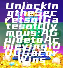 Unlocking the Secrets of Gates of Olympus: A Guide to Achieving 1000 Gacor Wins