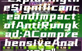 "Exploring the Significance and Impact of Anti Rungkad: A Comprehensive Analysis"