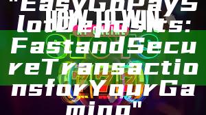 "Easy GoPay Slot Deposits: Fast and Secure Transactions for Your Gaming"