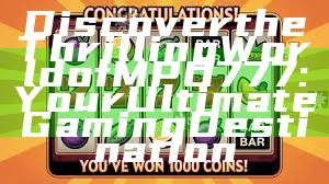 Discover the Thrilling World of MPO777: Your Ultimate Gaming Destination